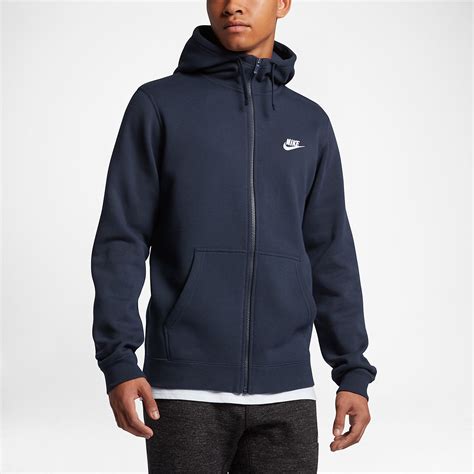 nike zippered fleece hoodie